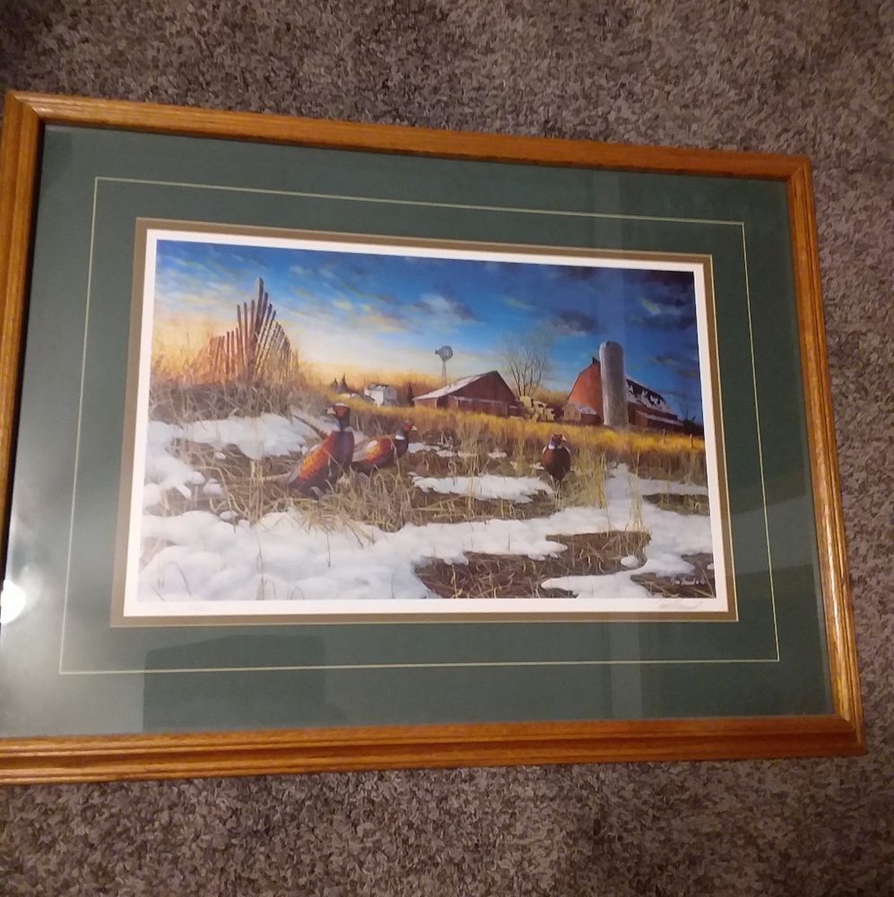 Harvest Rooster print